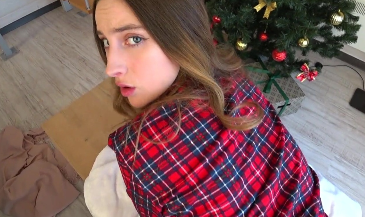 Obraz Wypełniona mokra cipka spermą na Boże Narodzenie